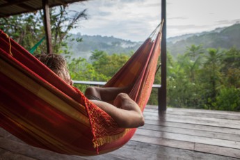 Hammock time: Slowing down and being in the moment.