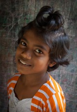 The daughter of a farmer near Habarana.