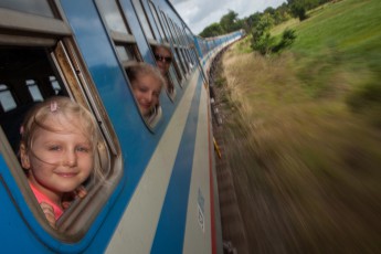 Auf dem Weg von Colombo nach Kandy.
