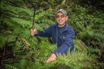 Jose Spinola, 54, has worked for more than 10 years as a levadiero, a kind of janitor for the water channels.