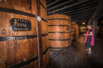 In the barrels of Blandy's distillery matures delicious Madeira liqueur.