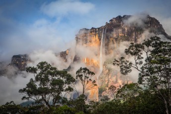 The Salto Angel in the early morning.