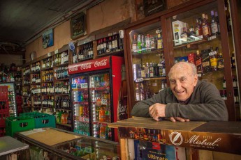 Chile, Valparaiso: Don Renato, 90 years old, has been running his corner shop, where he mainly sells alcoholic beverages, since 1953.