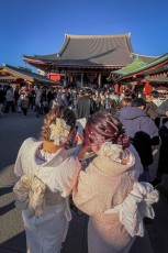 Completed in 645, Tokyo's oldest temple, the Asakusa Temple, was built for Kannon, goddess of compassion.