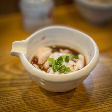 A seasonal luxury that is only available in winter:
‘Shirako’ - cod seeds in hot broth.