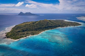 The island of Péle with the island of Emao in the background.
