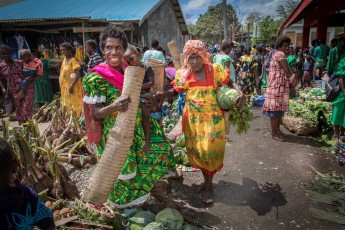 Market day on the island of Tanna.