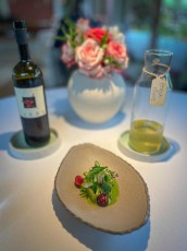 From the “50 Shades Of Red” menu at the award-winning Hiša Franko restaurant in Kobarid: this dish is called “Spring Harvest”.