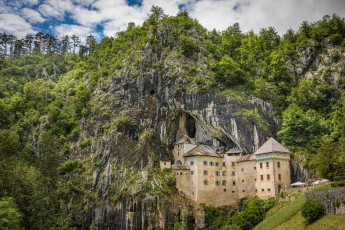 As if grown from the rock itself, the spectacular cave castle Predjama nestles into a 123-metre limestone cliff - the fortress, inhabited for over 800 years, is considered the world's largest cave castle.
