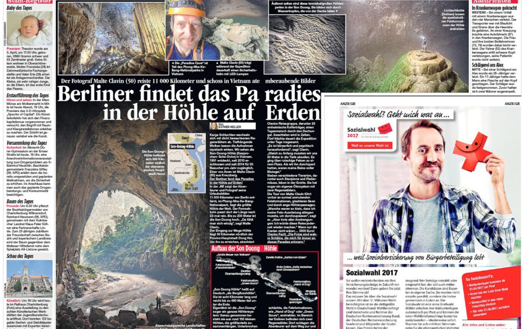 Berliner finds paradise in the deepest cave on earth
